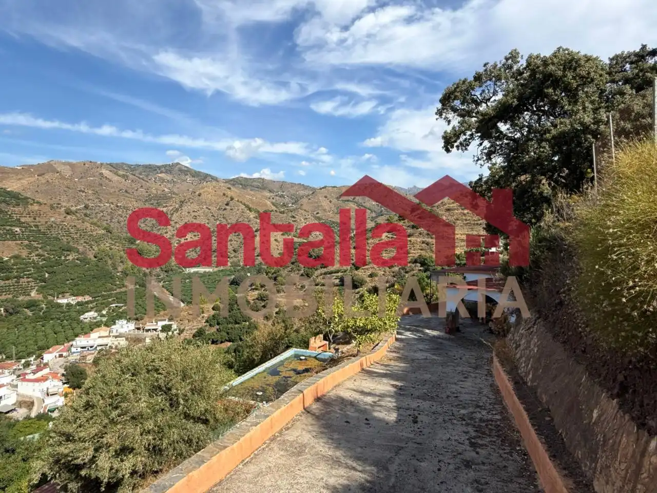 Vista exterior de Finca rústica en venda en Almuñécar amb Jardí privat, Terrassa i Piscina