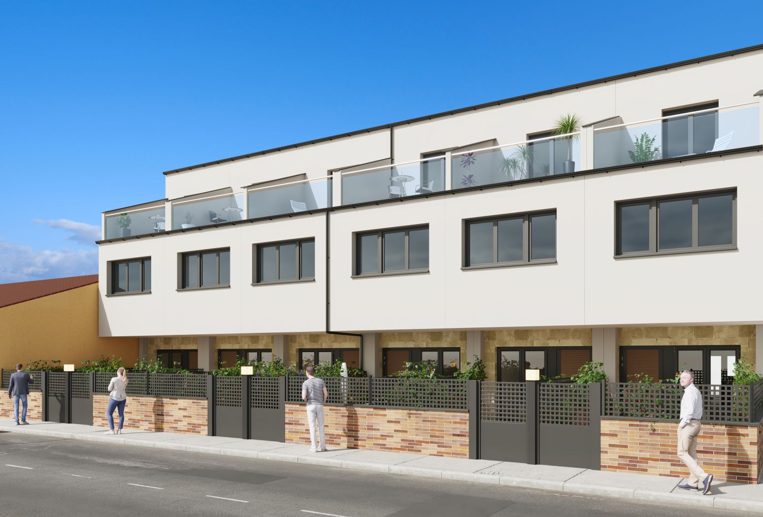 Vista exterior de Casa o xalet en venda en Gijón  amb Calefacció i Terrassa