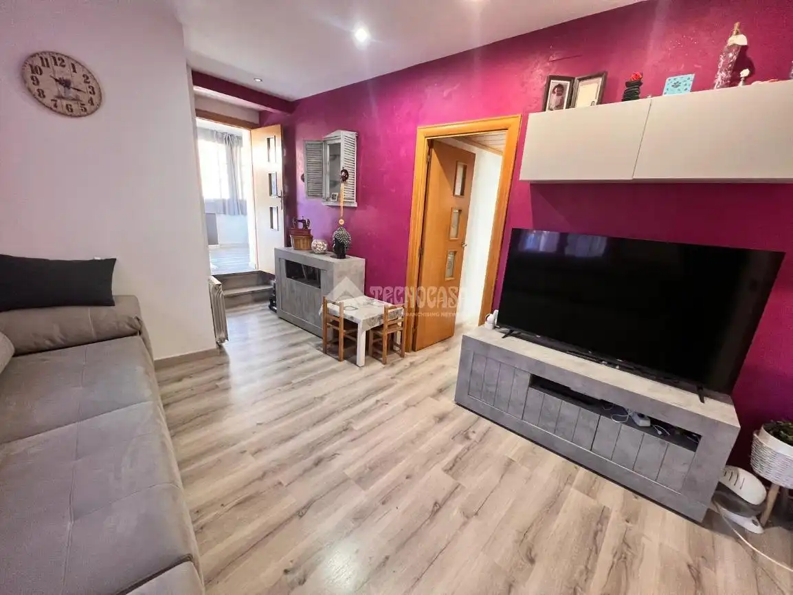 Sala d'estar de Pis en venda en Barcelona amb Calefacció i Terrassa