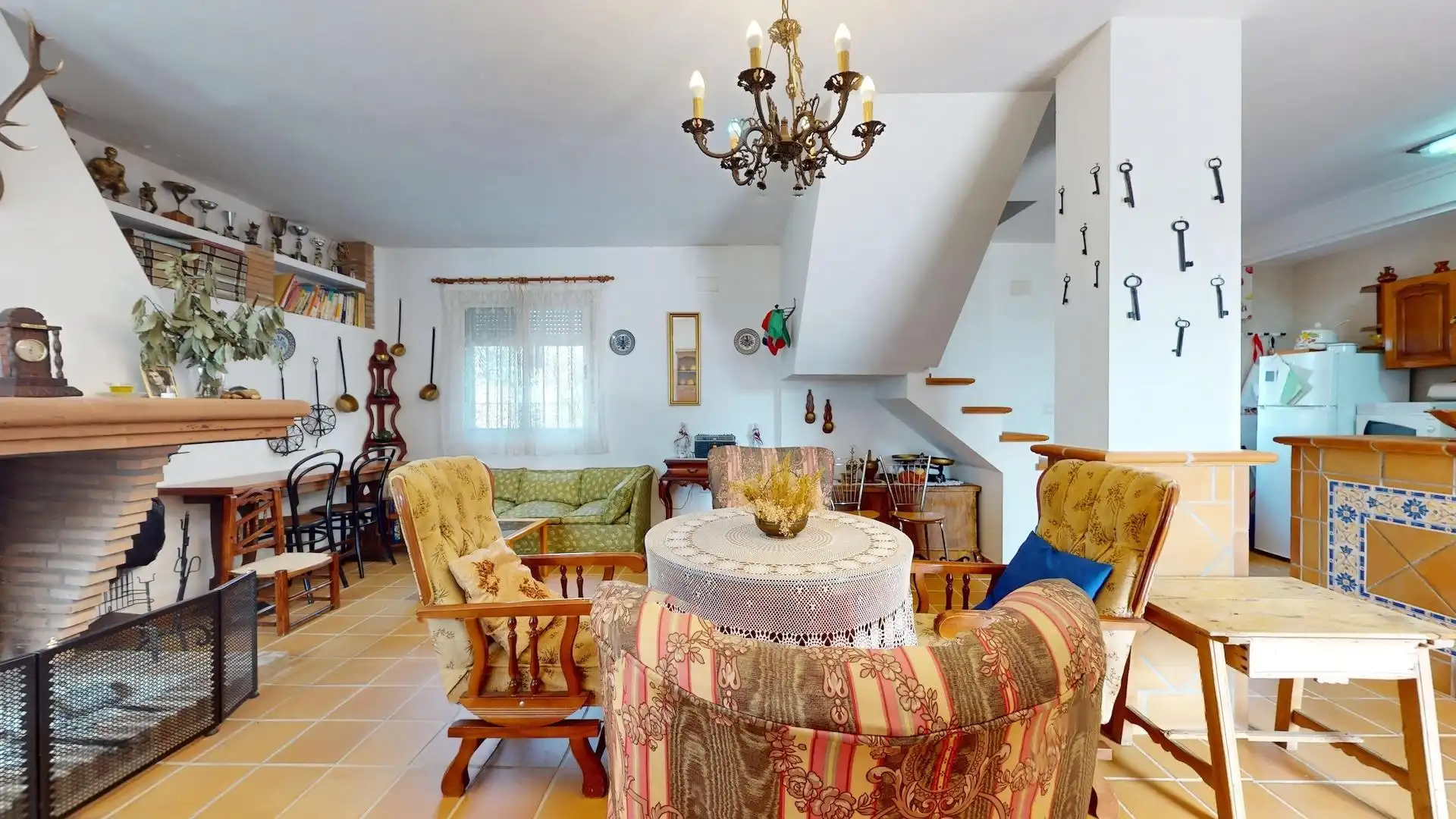 Living room of Houses for sale in Montoro  with Private garden and Terrace