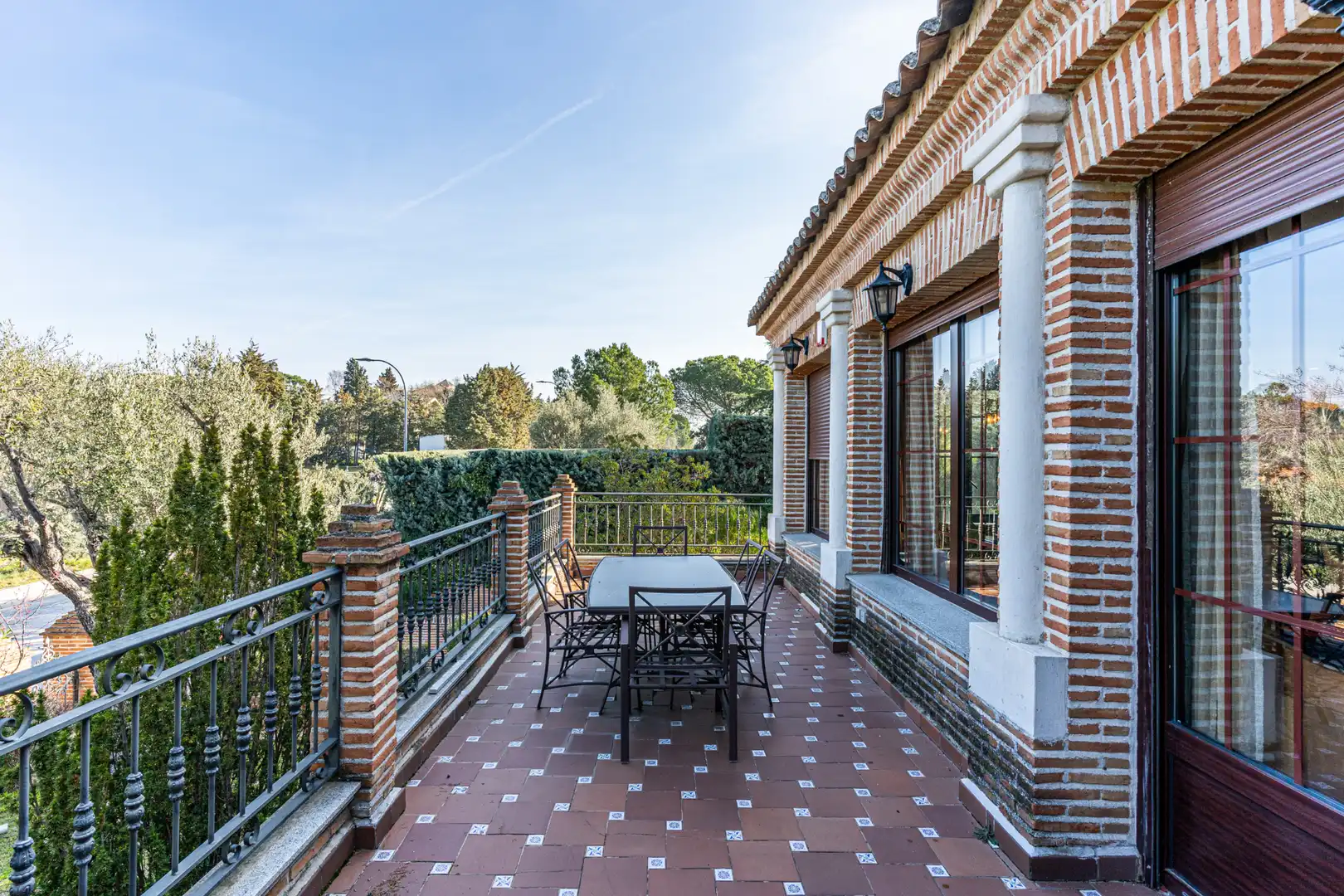 Terraza de Casa o chalet en venta en Las Rozas de Madrid con Aire acondicionado, Calefacción y Jardín privado