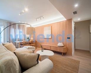 Living room of Flat to rent in  Madrid Capital  with Air Conditioner, Heating and Terrace