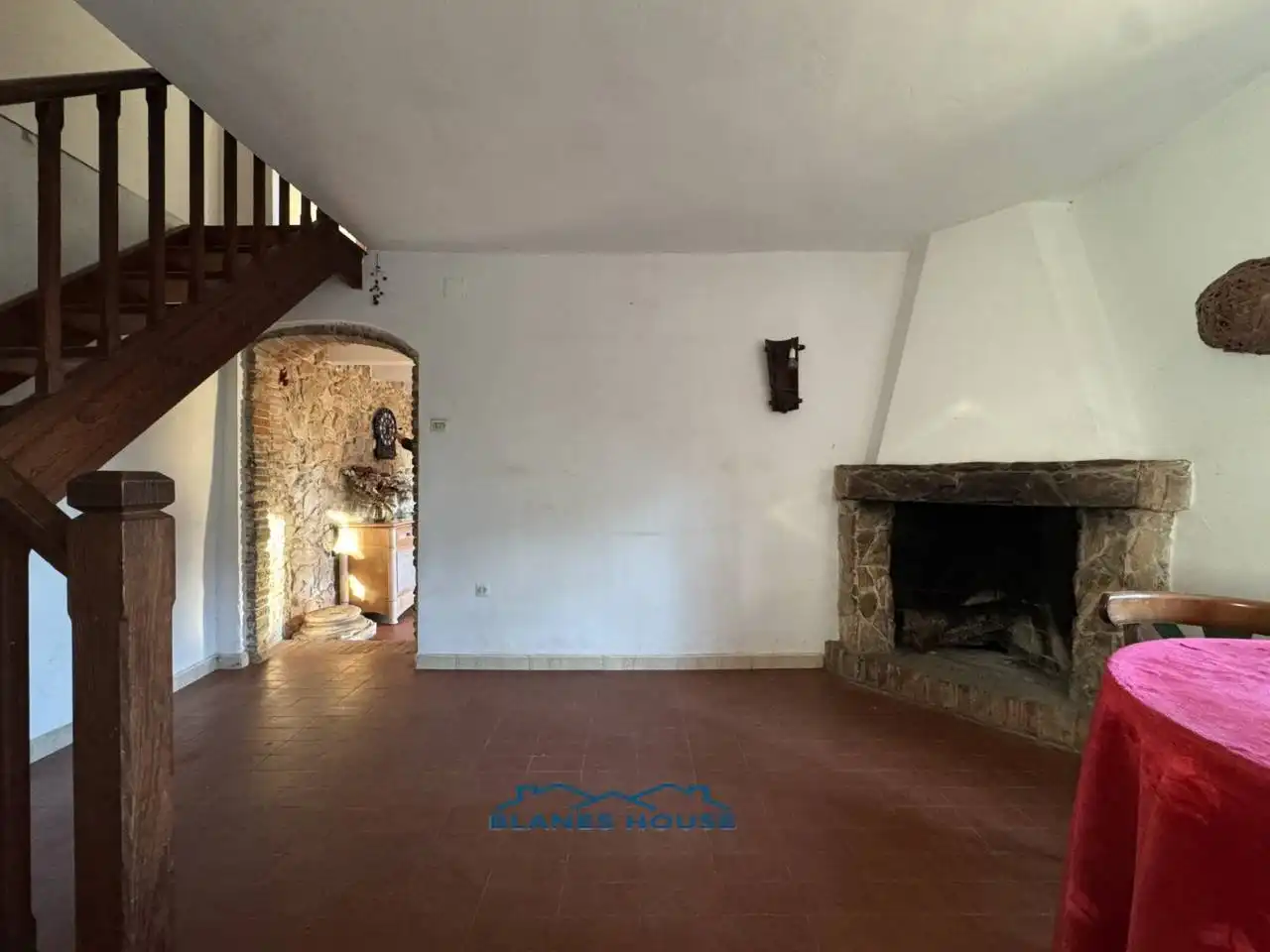 Sala d'estar de Finca rústica en venda en Tordera amb Jardí privat