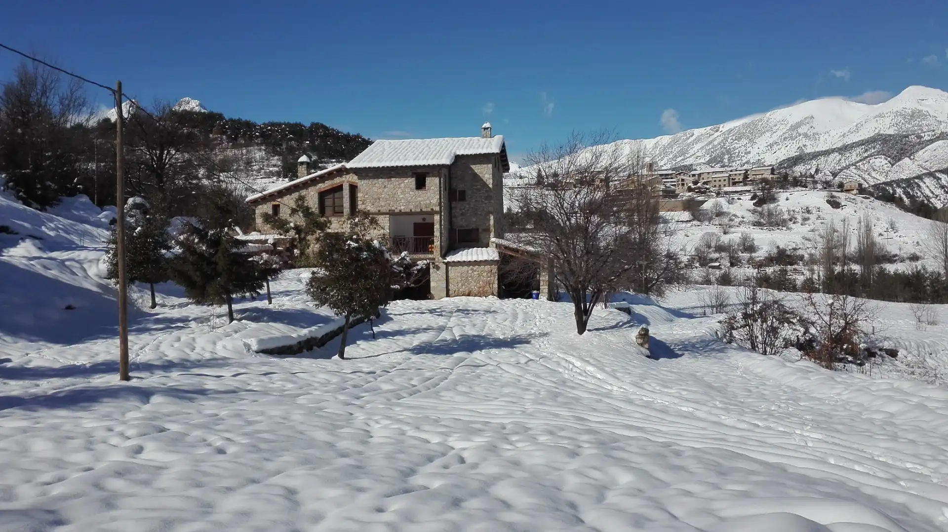 Vista exterior de Finca rústica en venta en Gósol con Calefacción, Jardín privado y Trastero