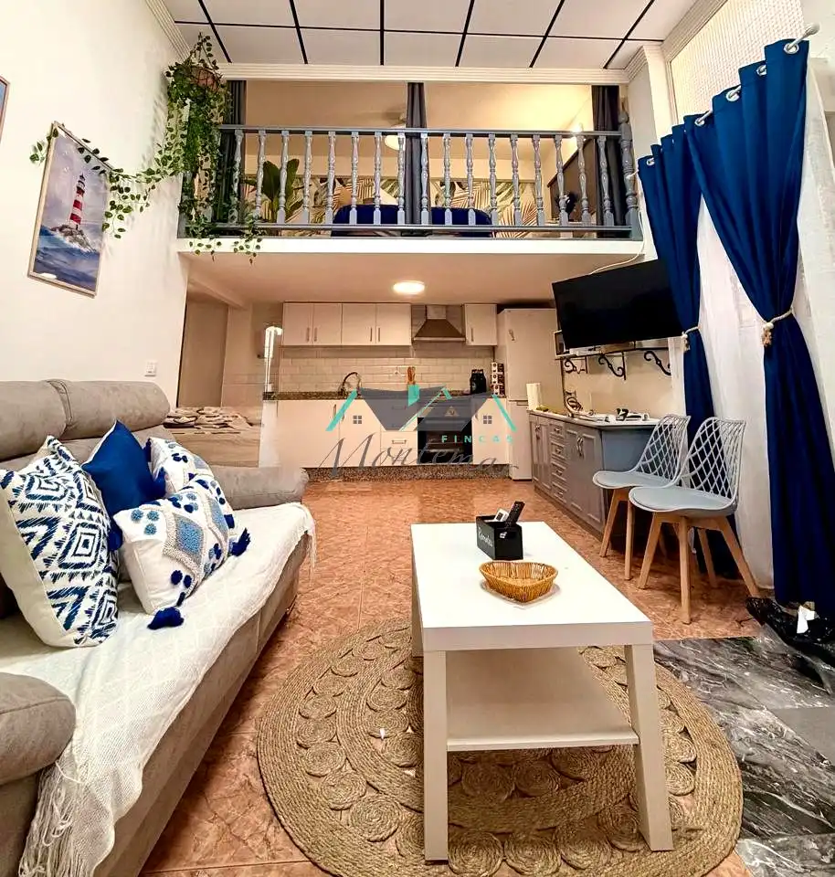 Wohnzimmer von Erdgeschoss zur Miete in Águilas mit Klimaanlage und Möbliert