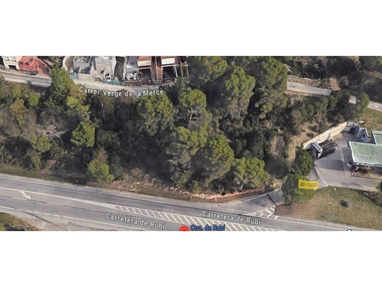 Vista exterior de Terreny industrial en venda en Sant Quirze del Vallès