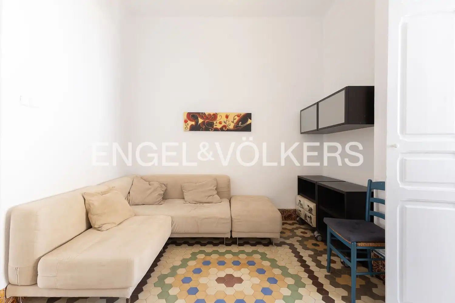 Living room of Flat for rent in Valencia  with Air Conditioner, Heating and Balcony