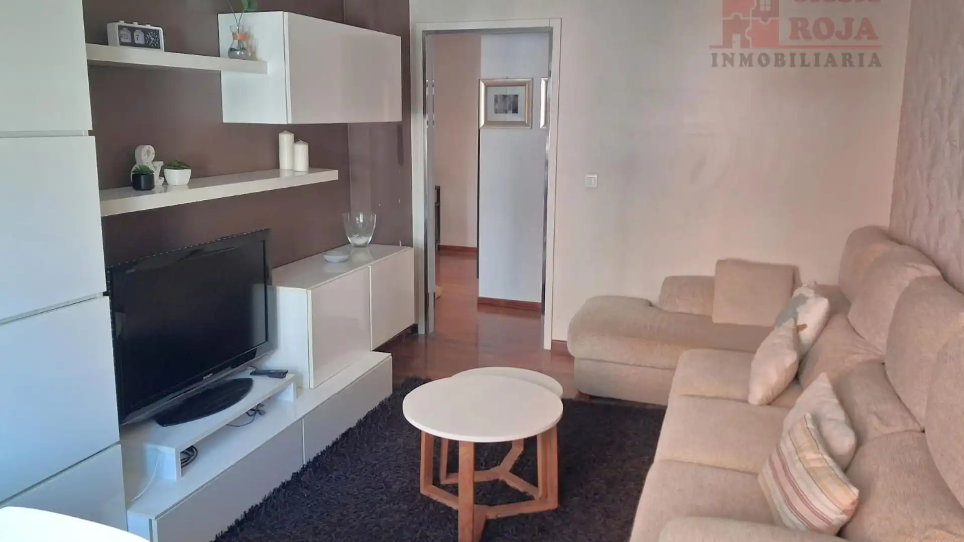 Sala de estar de Apartamento en venta en Moaña con Trastero y Amueblado