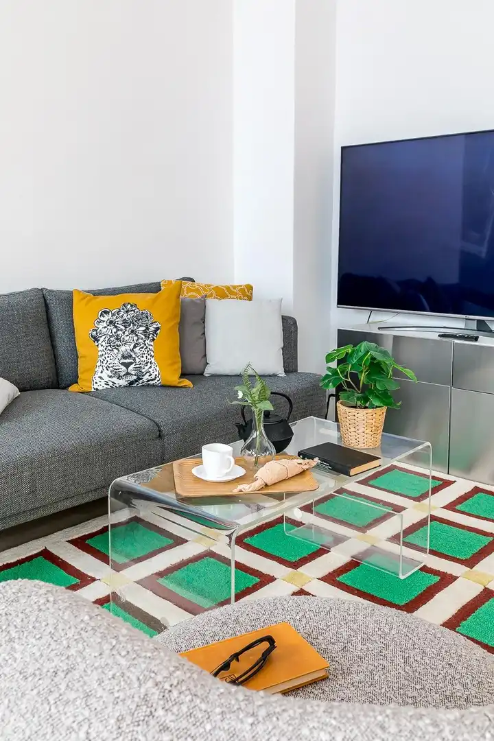 Sala d'estar de Apartament en venda en Madrid amb Aire condicionat, Calefacció i Moblat