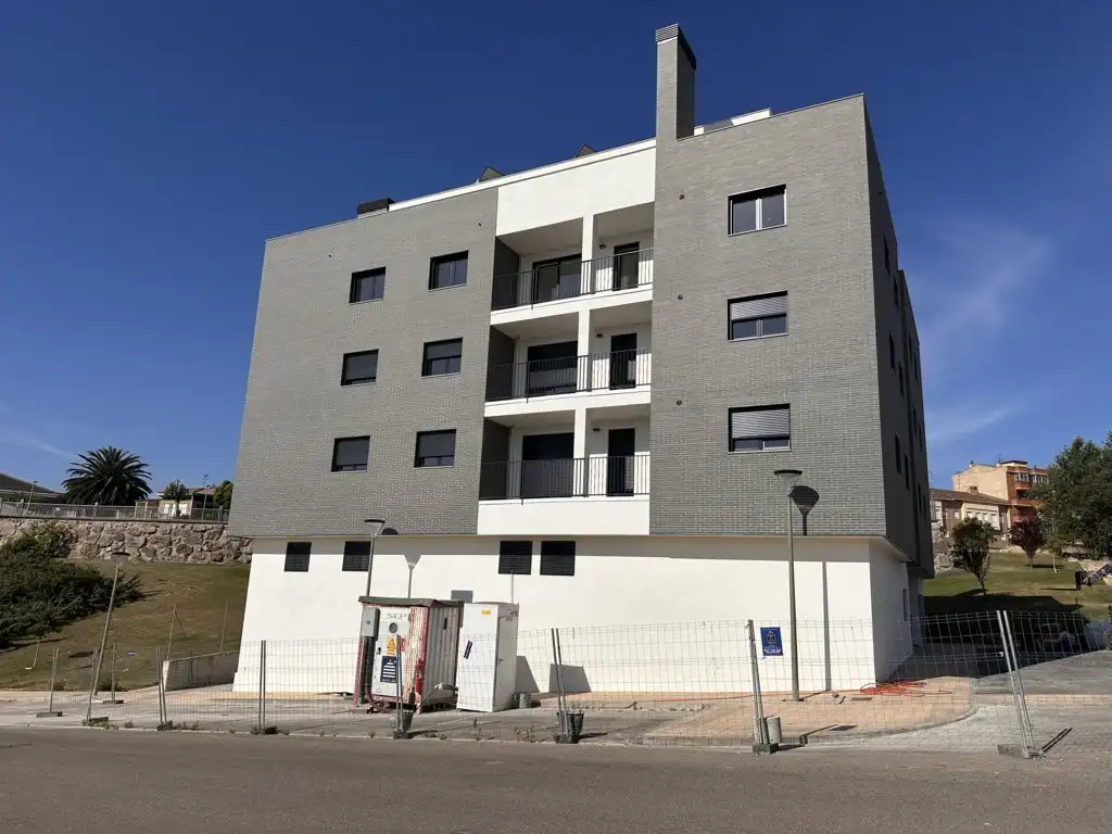 Exterior view of Flat for sale in Viana  with Heating, Parquet flooring and Terrace