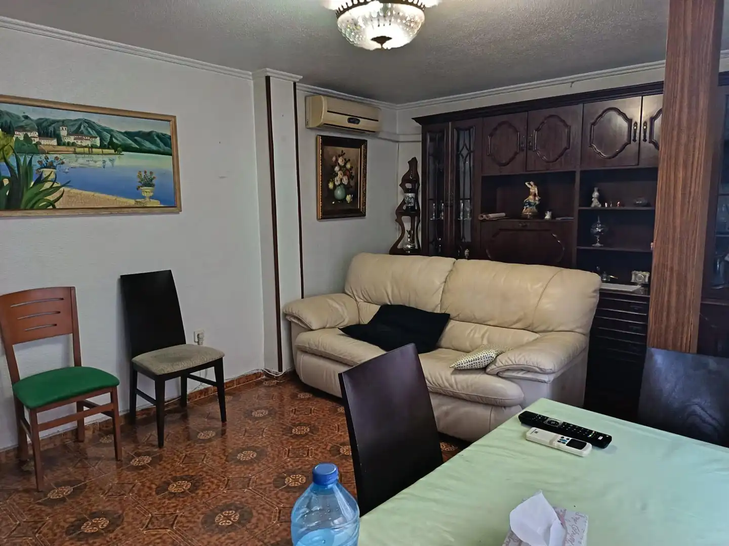 Sala de estar de Piso en venta en Alicante / Alacant con Amueblado