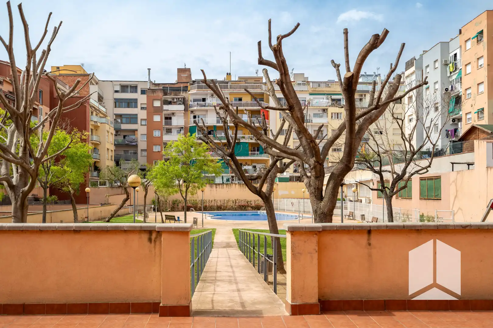 Exterior view of Flat for sale in Castelldefels  with Swimming Pool and Balcony
