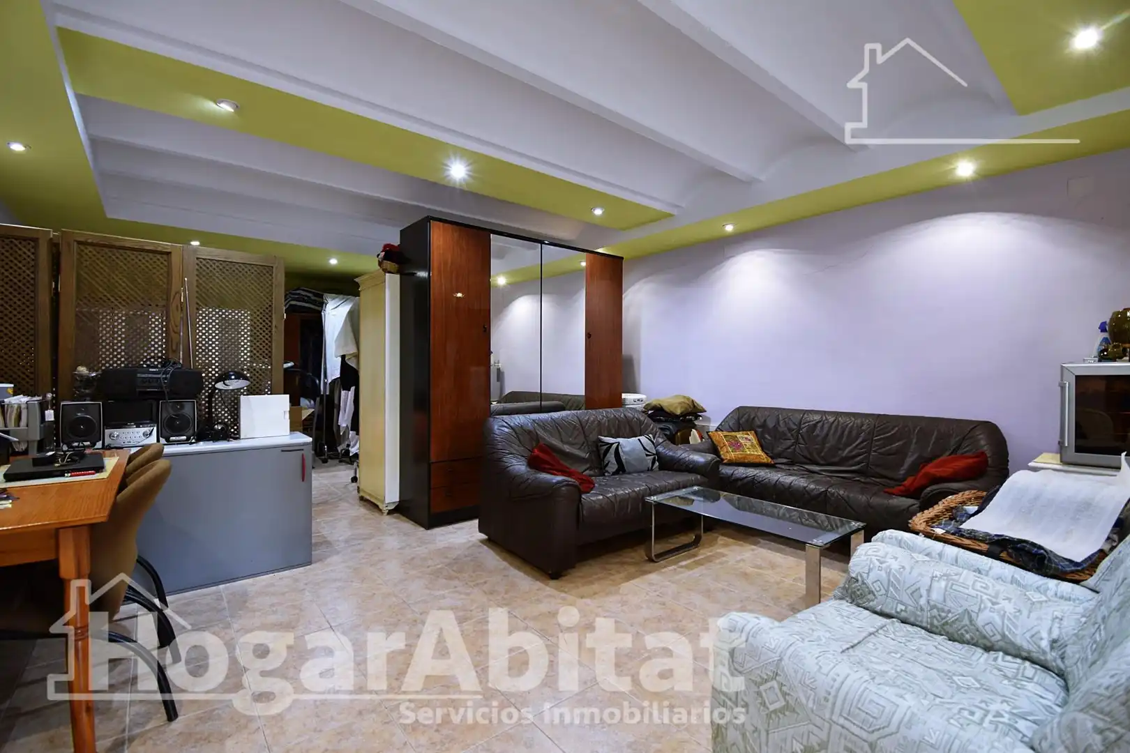 Sala de estar de Casa o chalet en venta en L'Atzúbia con Calefacción, Terraza y Trastero