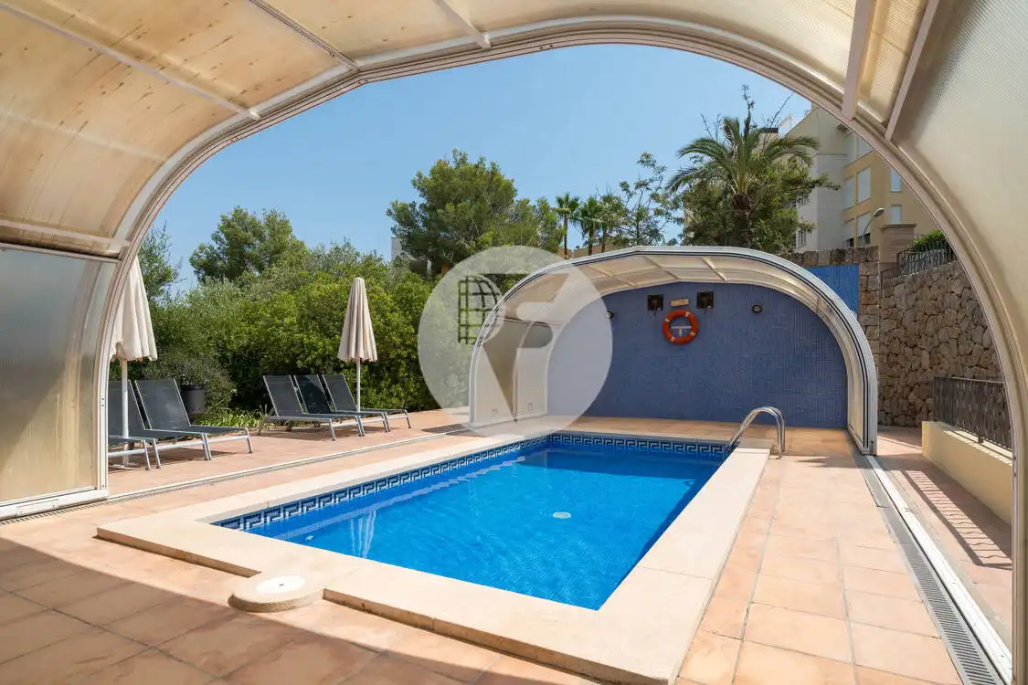 Schwimmbecken von Wohnung zum Verkauf in Calvià mit Klimaanlage, Heizung und Terrasse
