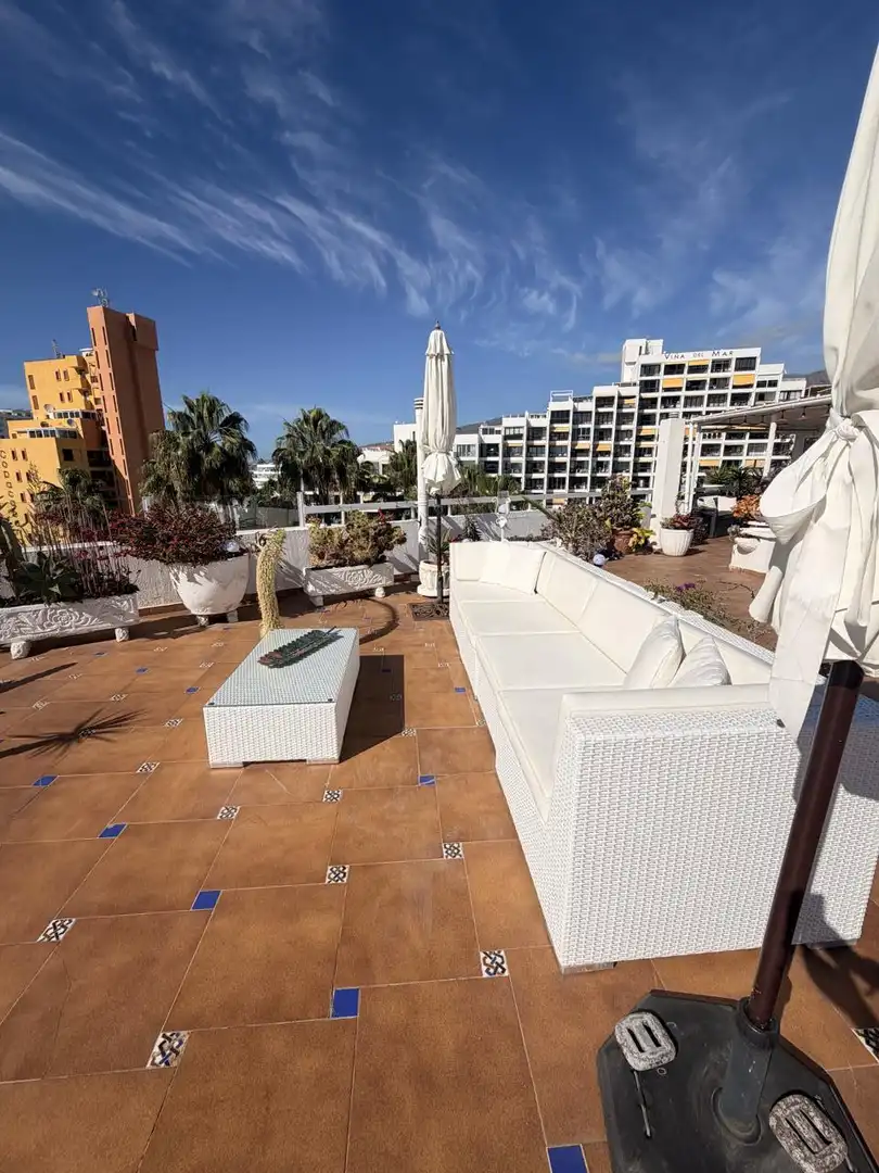 Terrace of Flat for sale in Adeje  with Air Conditioner, Terrace and Furnished
