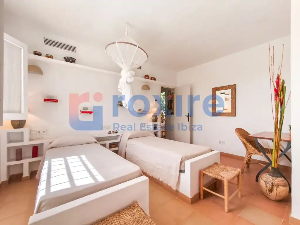 Bedroom of Houses for rent in Sant Josep de sa Talaia  with Air Conditioner, Private garden and Terrace
