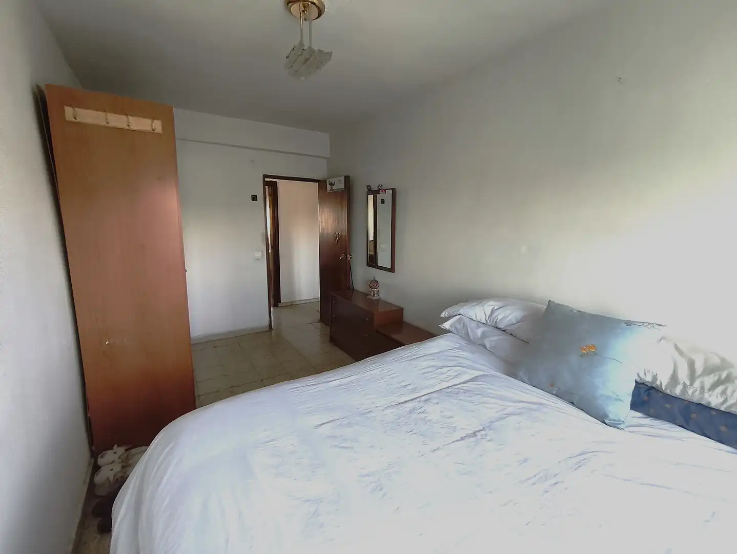 Bedroom of Flat for sale in Madrid  with Heating, Terrace and Furnished
