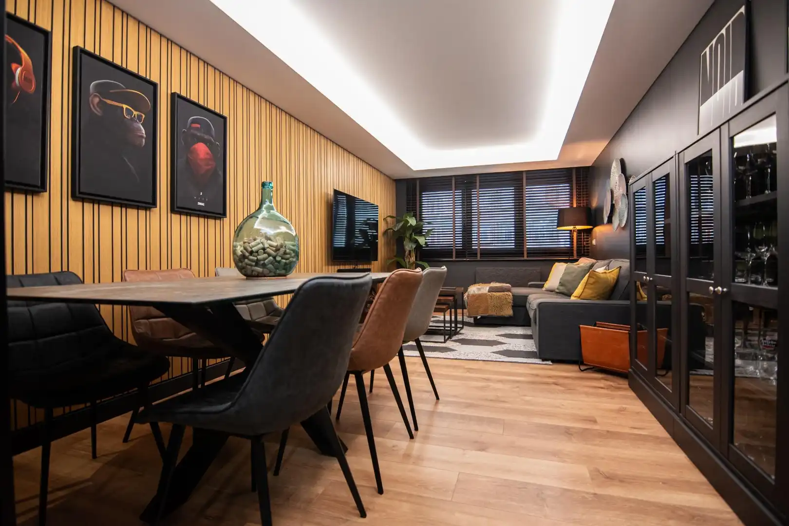 Sala de estar de Piso en venta en A Coruña Capital  con Calefacción, Trastero y Amueblado