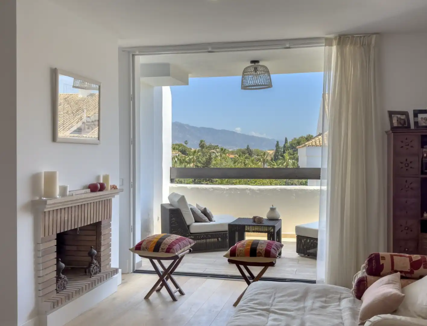 Terrasse von Maisonette zum Verkauf in Marbella mit Klimaanlage, Heizung und Parkett