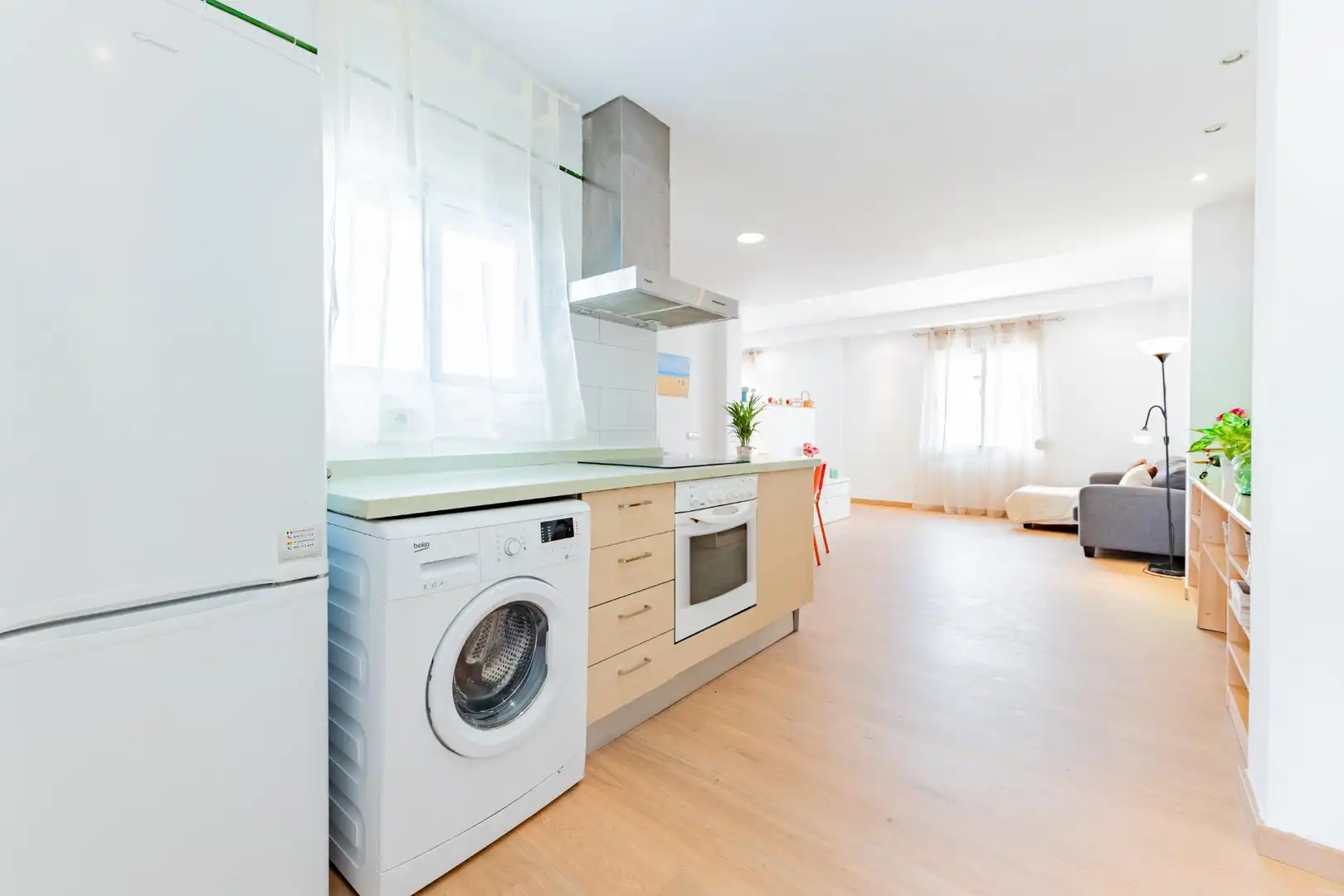 Küche von Wohnung zum Verkauf in Mislata mit Klimaanlage, Terrasse und Möbliert