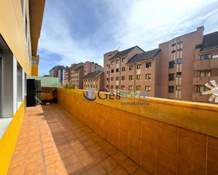 Terrace of Flat to rent in Oviedo   with Heating, Parquet flooring and Terrace