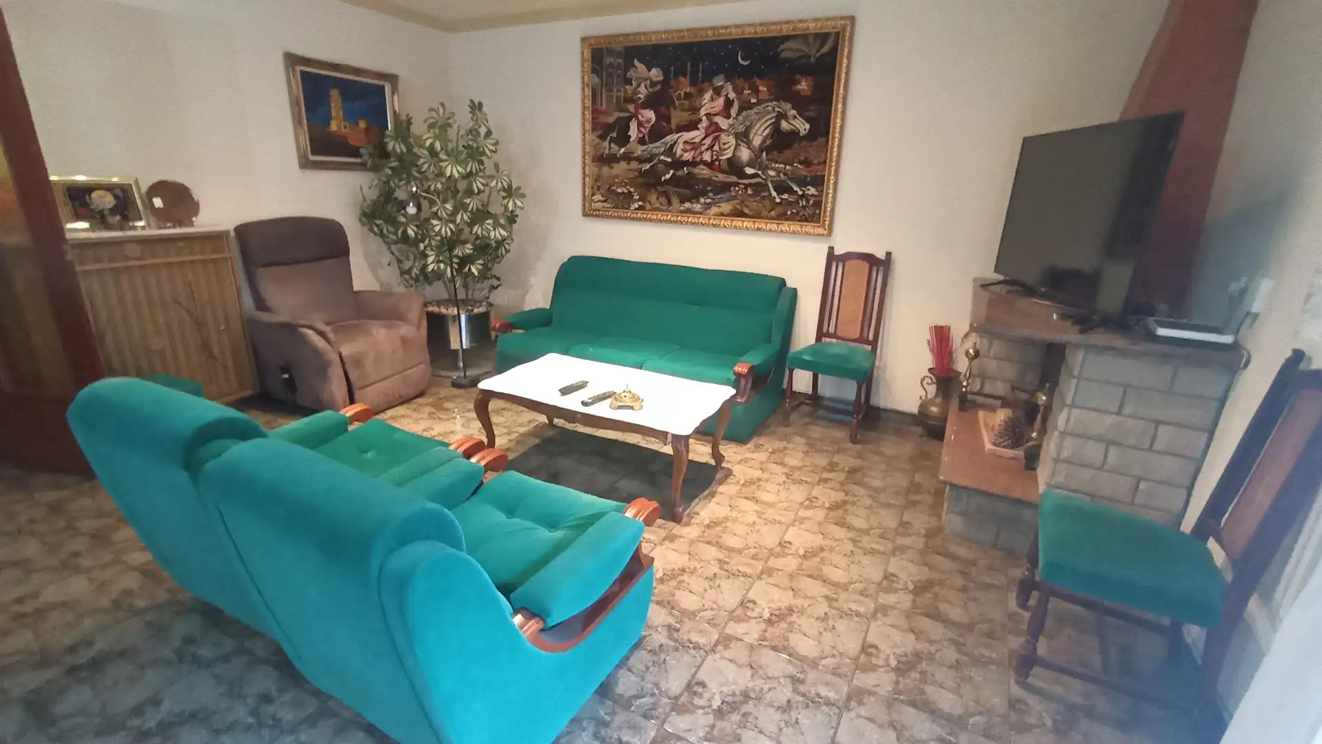 Living room of Flat for sale in Lleida  with Air Conditioner, Heating and Furnished