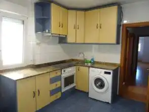 Cocina de Piso de alquiler en Gijón  con Calefacción, Parquet y Amueblado