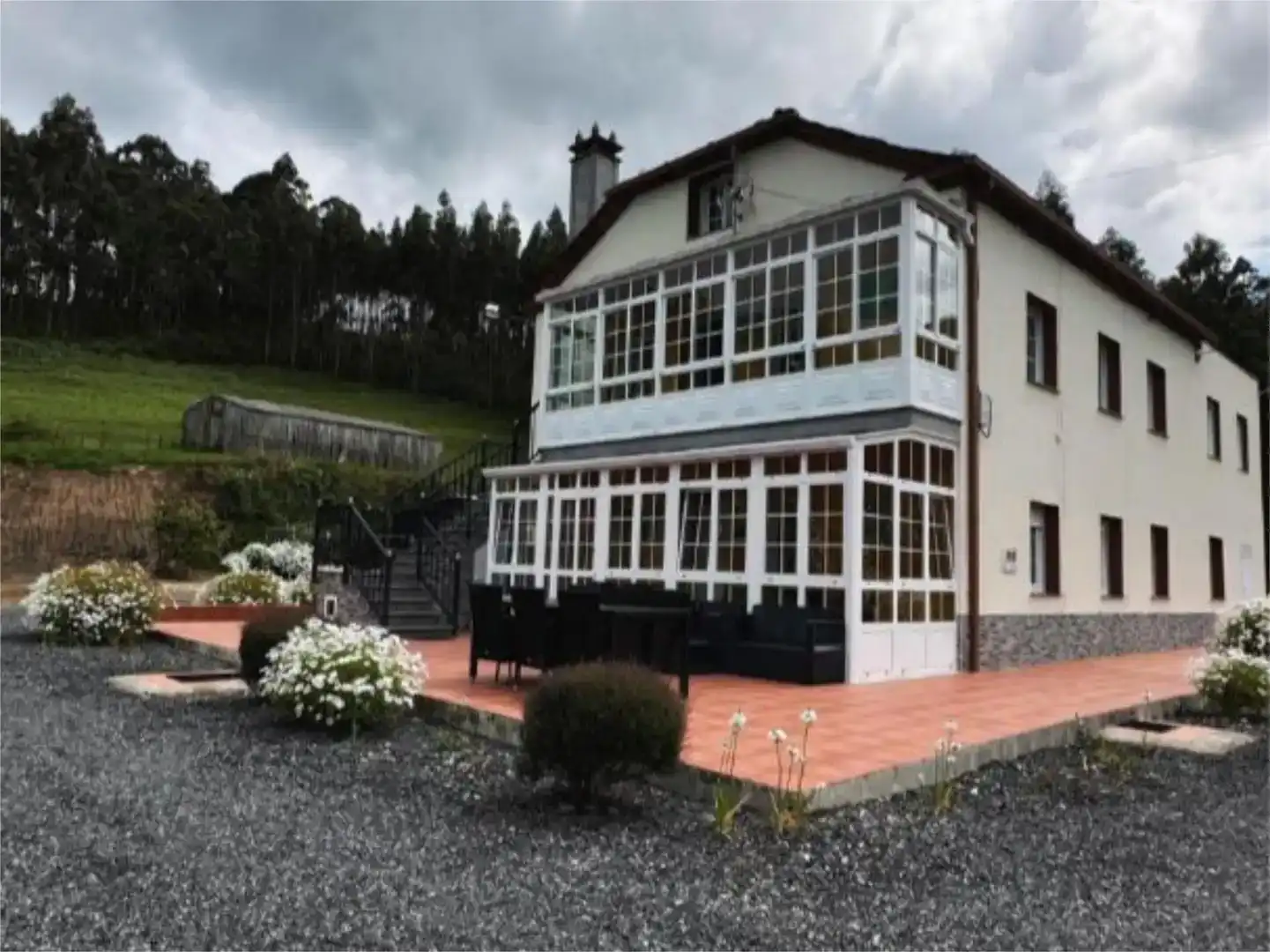 Außenansicht von Country house zur Miete in Viveiro mit Möbliert