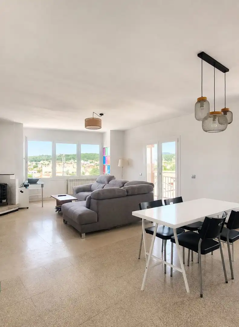Living room of Flat for sale in Cassà de la Selva  with Heating and Terrace
