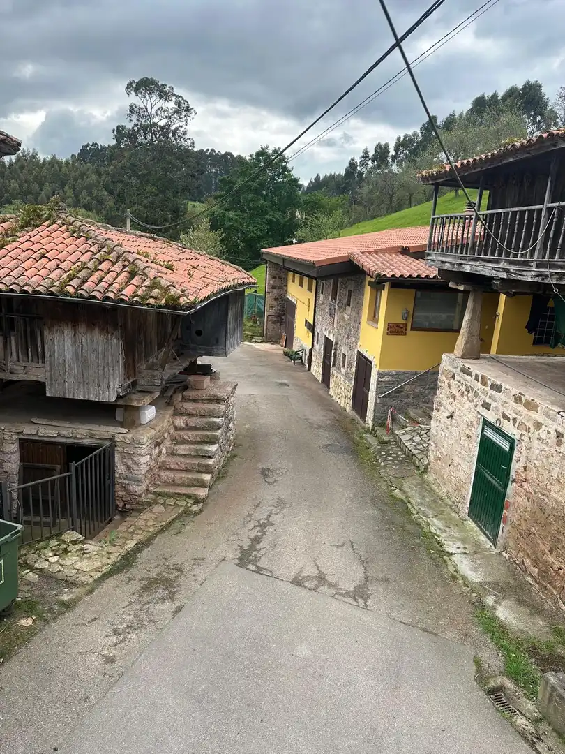 Exterior view of Houses for sale in Castrillón  with Private garden and Balcony