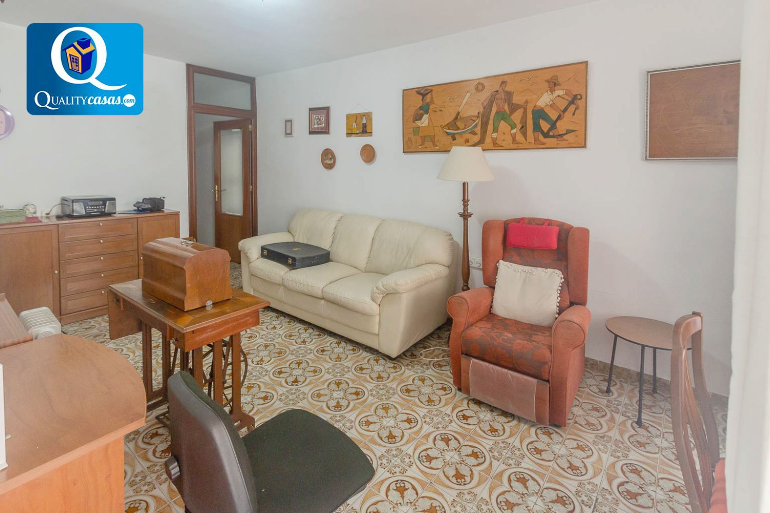 Sala de estar de Apartamento en venta en Alicante / Alacant con Balcón