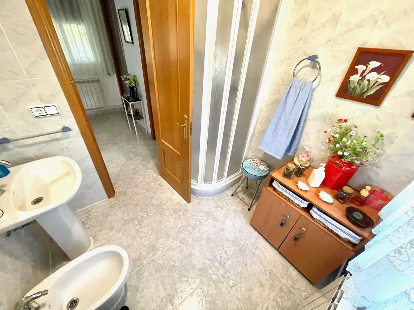 Baño de Casa o chalet en venta en Mejorada del Campo con Calefacción, Jardín privado y Terraza