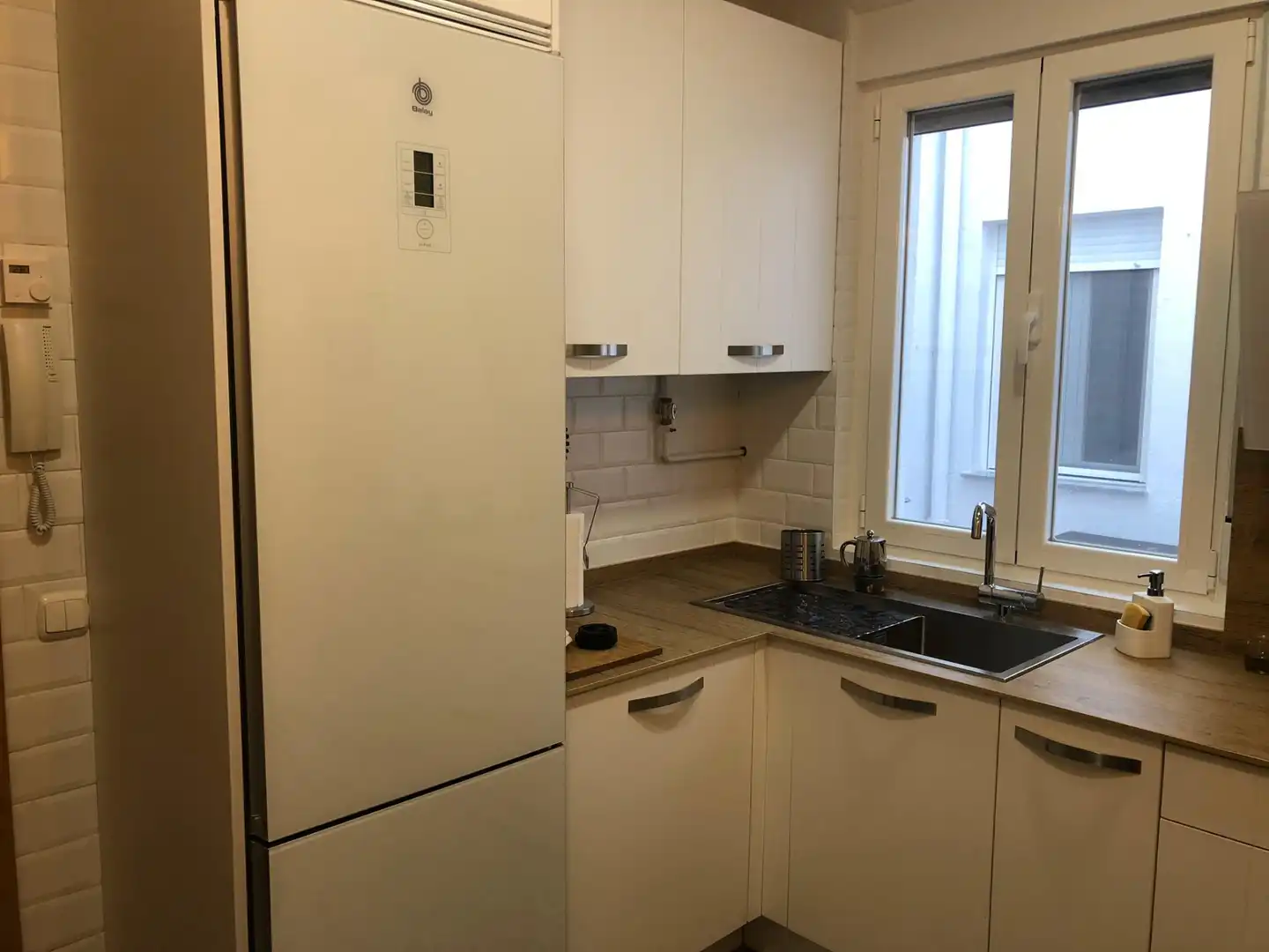 Kitchen of Flat for rent in Salamanca  with Air Conditioner, Heating and Parquet flooring