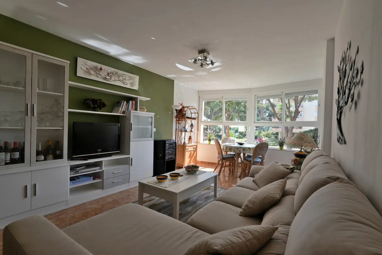 Living room of Apartments for sale in Mijas  with Air Conditioner, Terrace and Swimming Pool