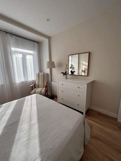 Bedroom of Flat for sale in Ferrol  with Heating, Parquet flooring and Terrace