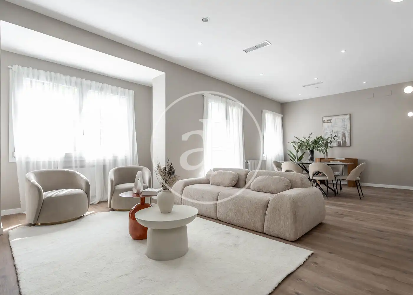 Wohnzimmer von Wohnung zum Verkauf in Madrid mit Klimaanlage, Heizung und Abstellraum