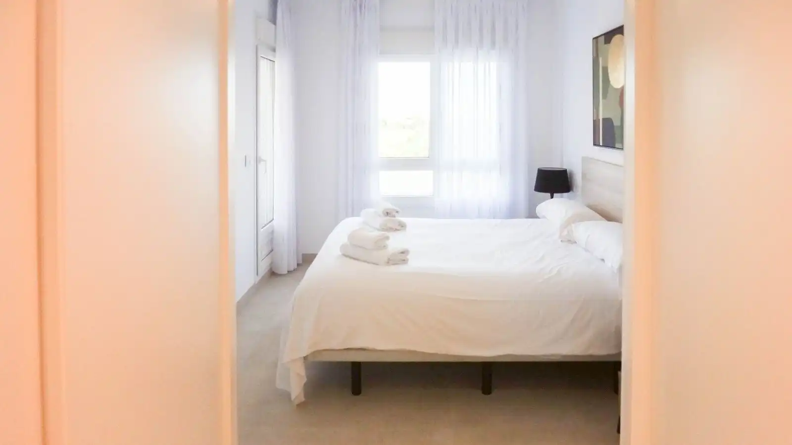 Schlafzimmer von Wohnungen zum Verkauf in Oliva mit Klimaanlage, Heizung und Terrasse