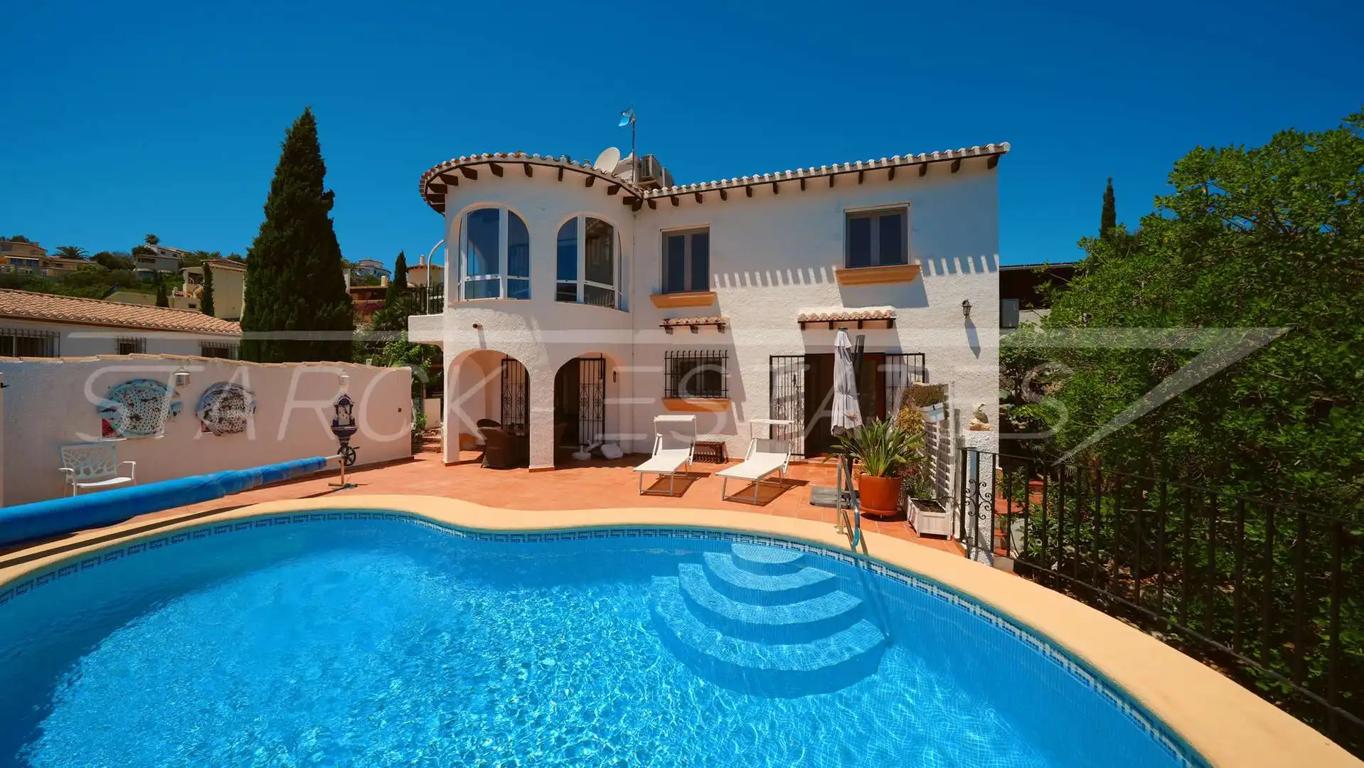 Vista exterior de Casa o chalet en venta en La Vall d'Ebo con Aire acondicionado, Jardín privado y Piscina