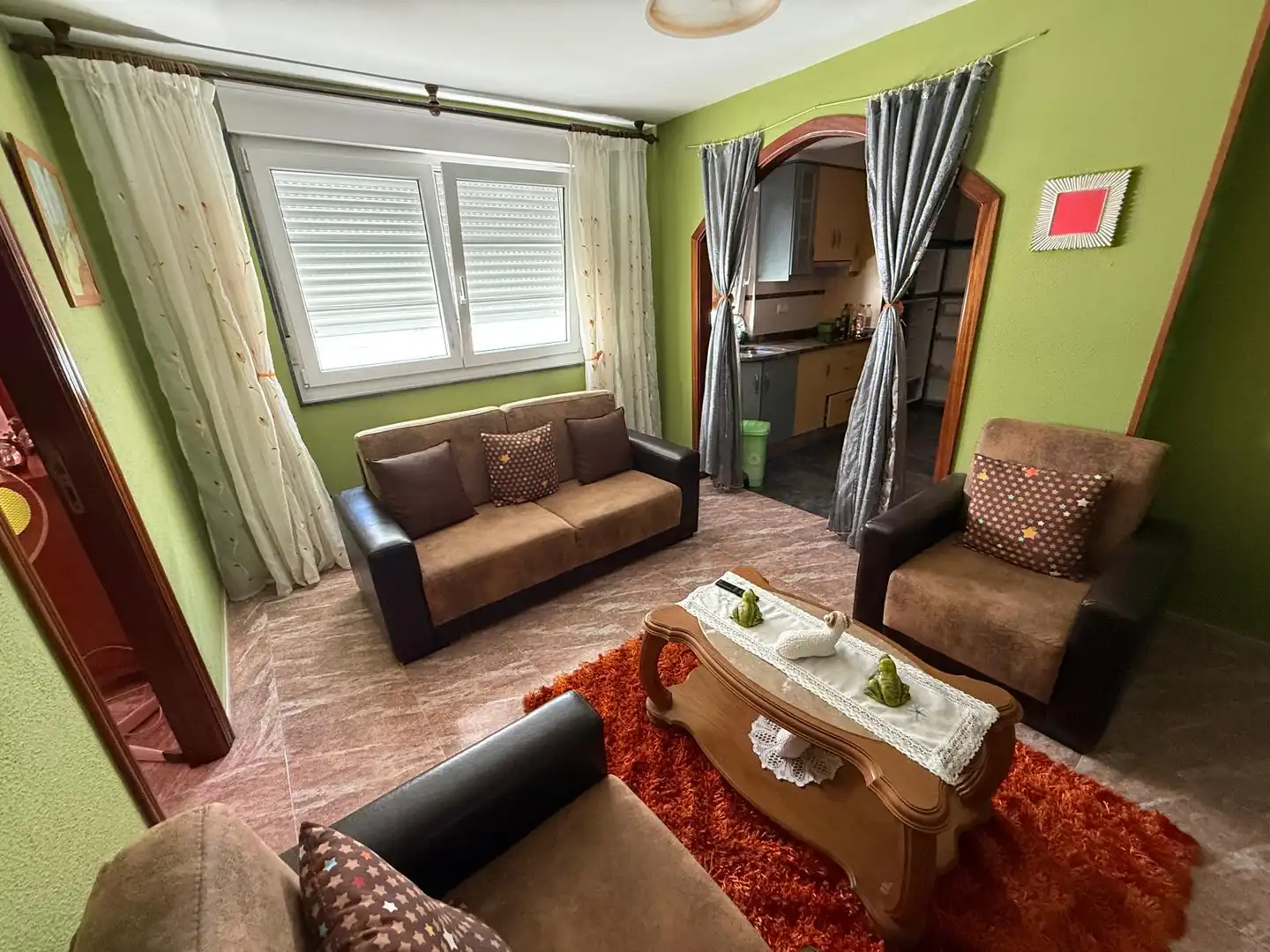 Sala de estar de Ático en venta en Noia con Amueblado