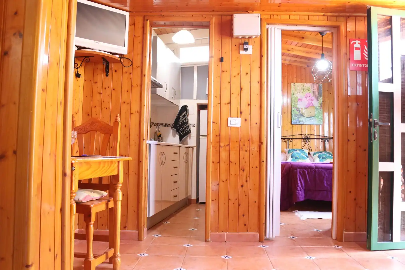 Habitación de Finca rústica en venta en Hermigua con Jardín privado, Terraza y Amueblado
