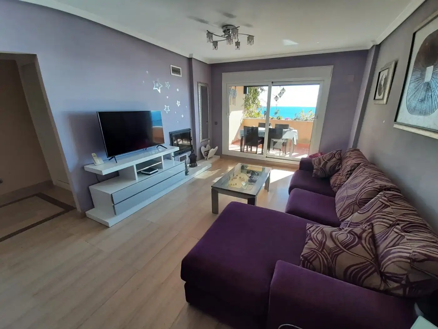 Sala de estar de Ático en venta en Águilas con Aire acondicionado, Calefacción y Terraza
