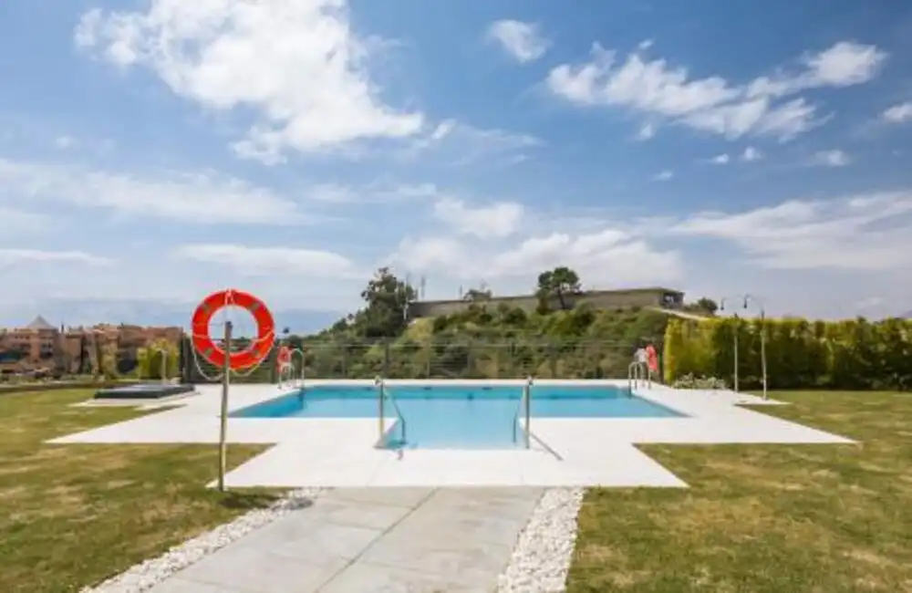 Swimming pool of Attic for rent in Marbella  with Air Conditioner, Terrace and Swimming Pool