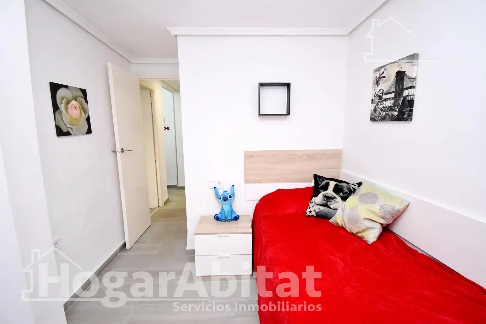 Bedroom of Flat for sale in Vila-real  with Air Conditioner, Heating and Furnished