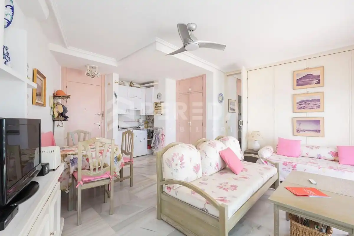 Sala de estar de Ático en venta en Roquetas de Mar ciudad