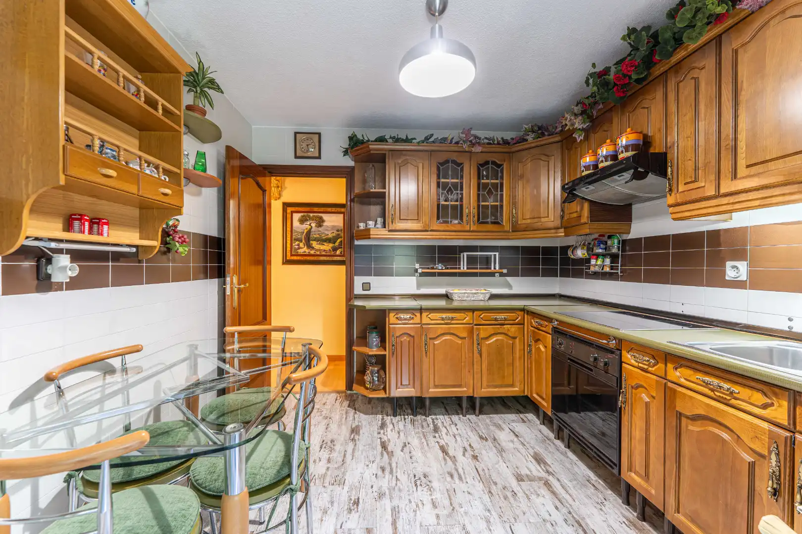 Kitchen of Flat for sale in Madrid  with Heating, Terrace and Furnished