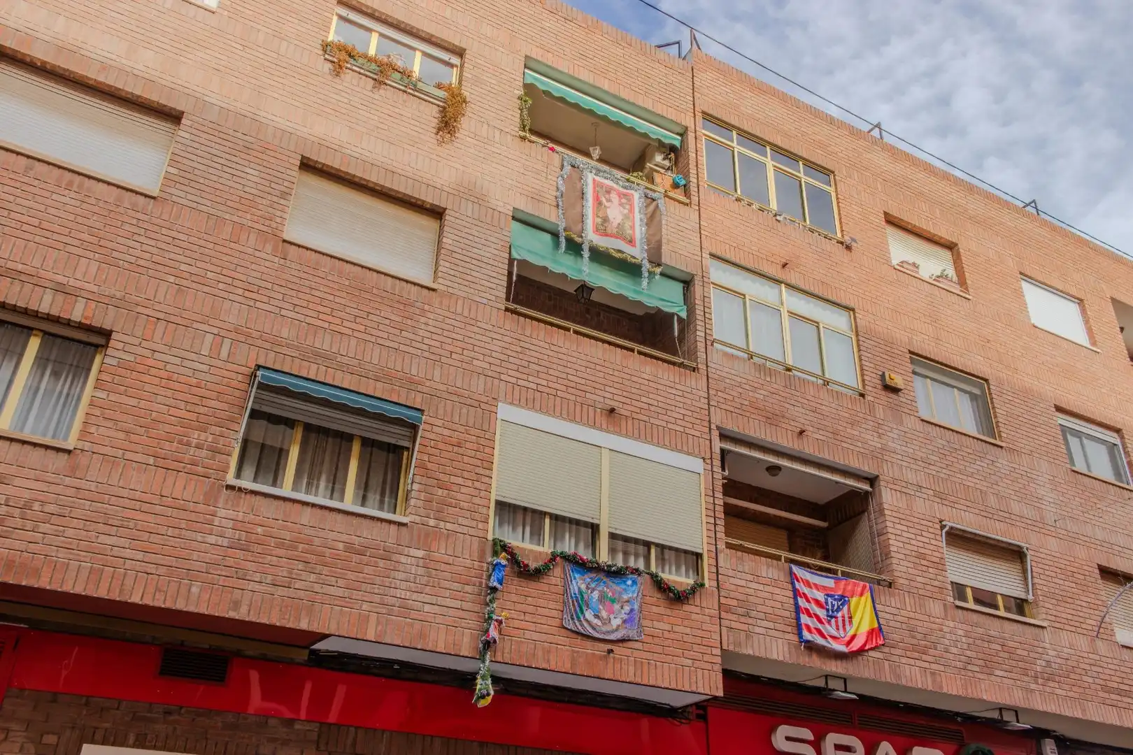 Vista exterior de Piso en venta en Biar con Aire acondicionado y Balcón