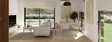 Sala de estar de Casa o chalet en venta en Brión con Calefacción, Trastero y Amueblado