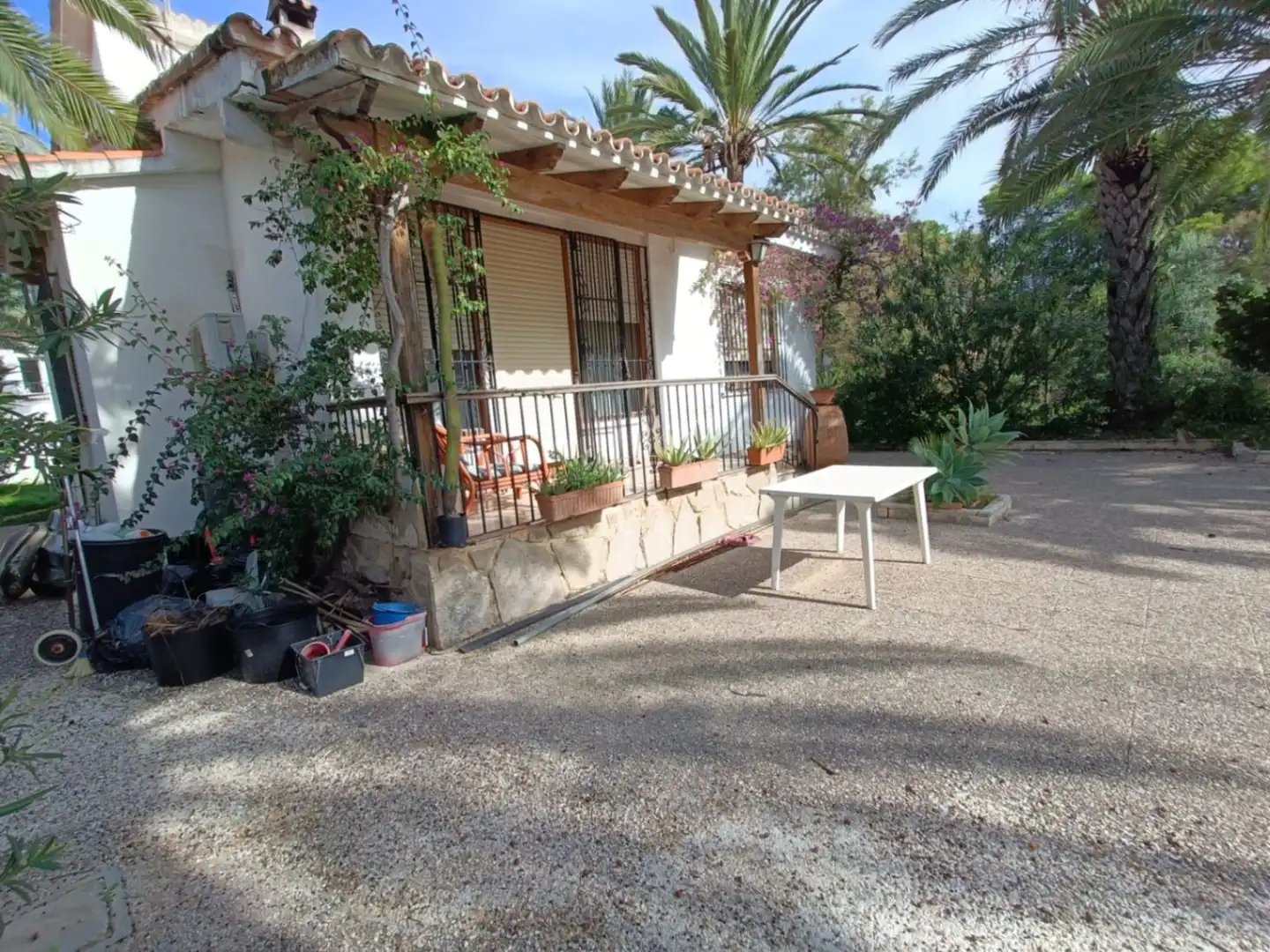 Vista exterior de Casa o xalet en venda en Dénia amb Calefacció, Jardí privat i Terrassa