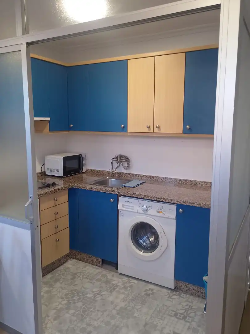 Küche von Wohnung zum Verkauf in Oviedo  mit Heizung, Parkett und Möbliert