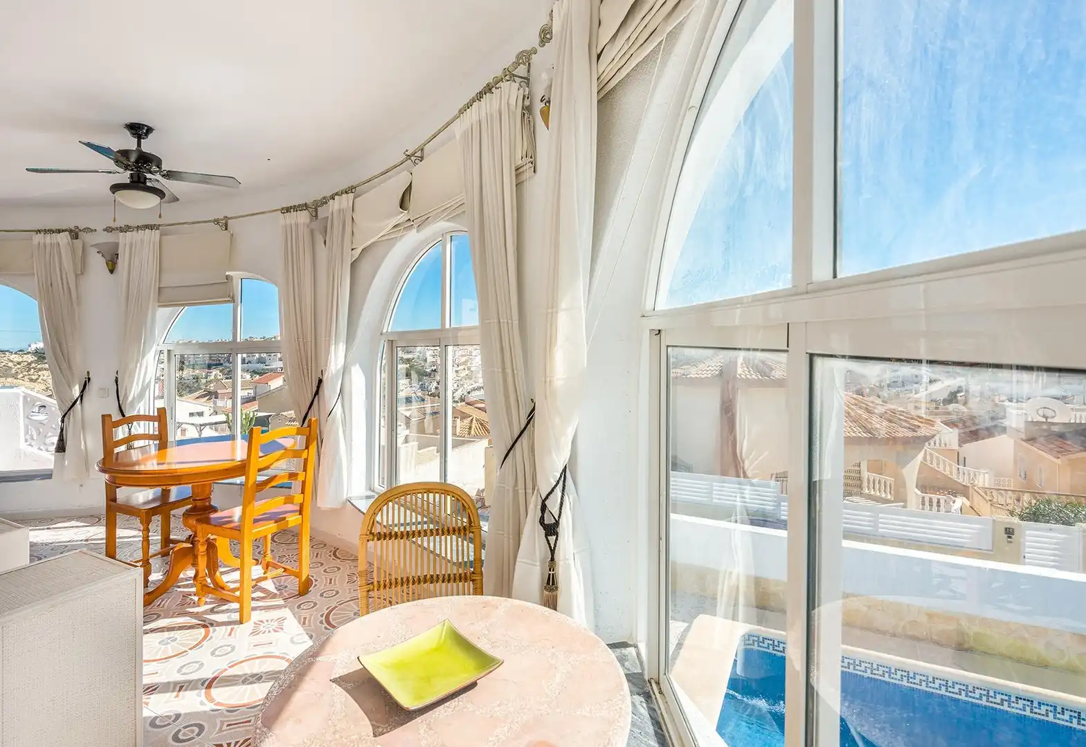 Balcony of Houses for sale in Rojales  with Air Conditioner, Heating and Private garden